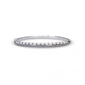 925 Silver Cubic Zirconia Bangle
