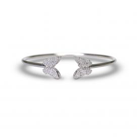 925 Silver Cubic Zirconia Bangle