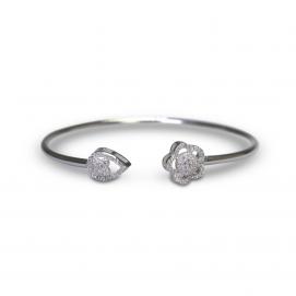 925 Silver Cubic Zirconia Bangle