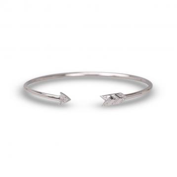 925 Silver Cubic Zirconia Bangle