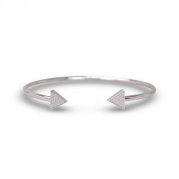 925 Silver Cubic Zirconia Bangle