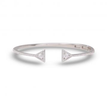 925 Silver Cubic Zirconia Bangle