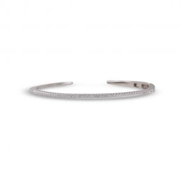 925 Silver Cubic Zirconia Bangle