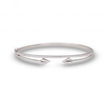 925 Silver Cubic Zirconia Bangle