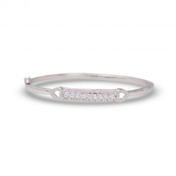 925 Silver Cubic Zirconia Bangle