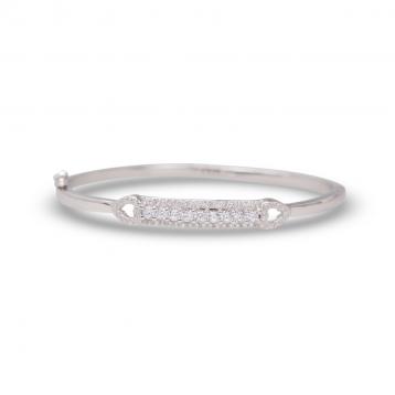 925 Silver Cubic Zirconia Bangle