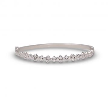 925 Silver Cubic Zirconia Bangle