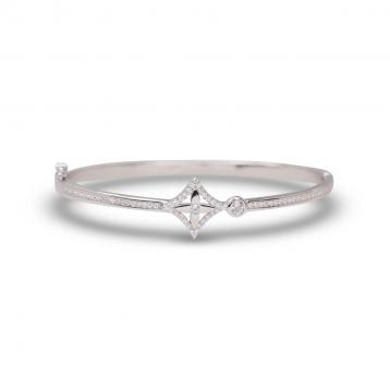 925 Silver Cubic Zirconia Bangle