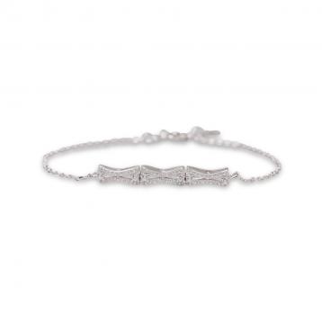 925 Silver Cubic Zirconia Bracelet