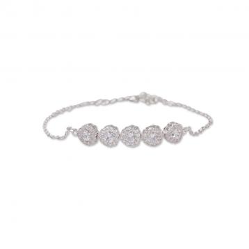 925 Silver Cubic Zirconia Bracelet