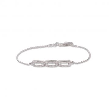 925 Silver Cubic Zirconia Bracelet