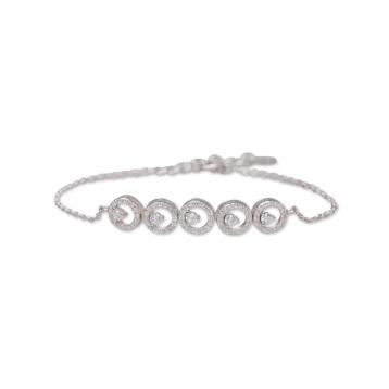 925 Silver Cubic Zirconia Bracelet