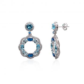 925 Silver Cubic Zirconia Earring