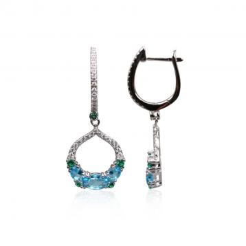 925 Silver Cubic Zirconia Earring