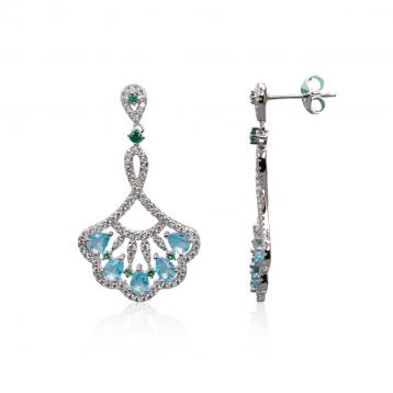925 Silver Cubic Zirconia Earring