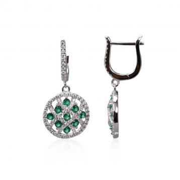 925 Silver Cubic Zirconia Earring