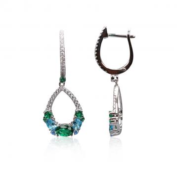 925 Silver Cubic Zirconia Earring