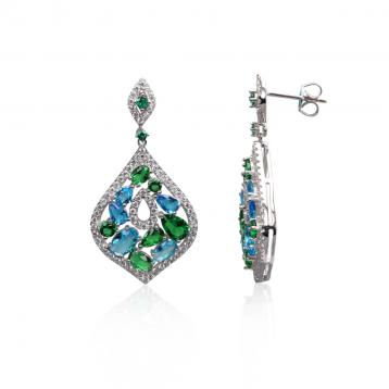 925 Silver Cubic Zirconia Earring