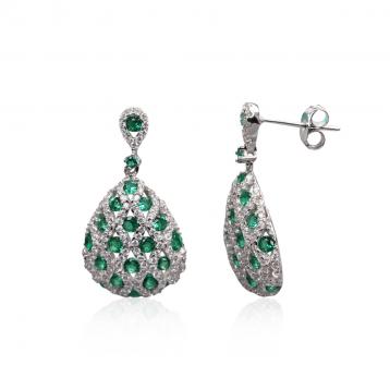 925 Silver Cubic Zirconia Earring