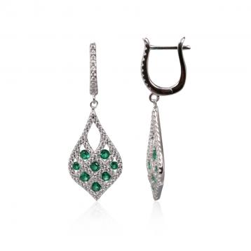 925 Silver Cubic Zirconia Earring