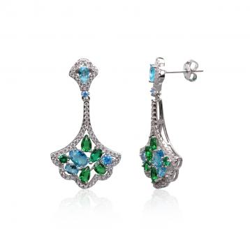925 Silver Cubic Zirconia Earring