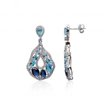 925 Silver Cubic Zirconia Earring