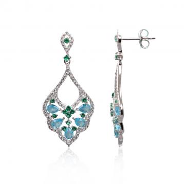 925 Silver Cubic Zirconia Earring