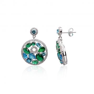 925 Silver Cubic Zirconia Earring