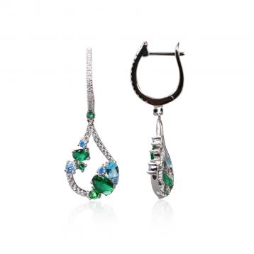 925 Silver Cubic Zirconia Earring