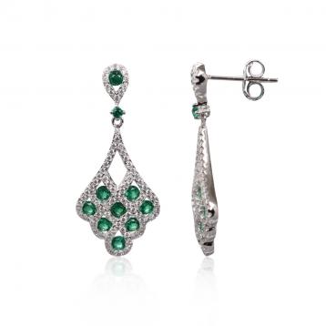 925 Silver Cubic Zirconia Earring