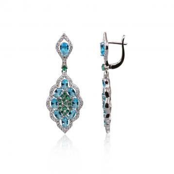 925 Silver Cubic Zirconia Earring