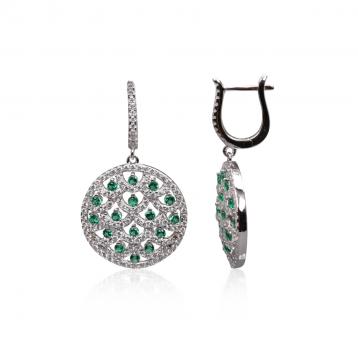 925 Silver Cubic Zirconia Earring