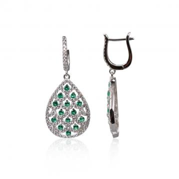 925 Silver Cubic Zirconia Earring