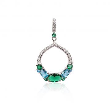 925 Silver Cubic Zirconia Pendant