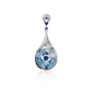 925 Silver Cubic Zirconia Pendant