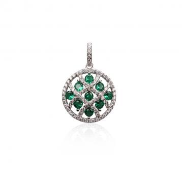 925 Silver Cubic Zirconia Pendant