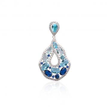 925 Silver Cubic Zirconia Pendant