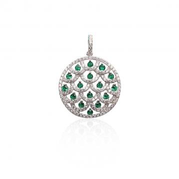 925 Silver Cubic Zirconia Pendant