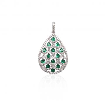 925 Silver Cubic Zirconia Pendant