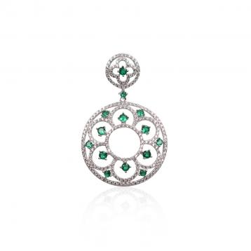 925 Silver Cubic Zirconia Pendant