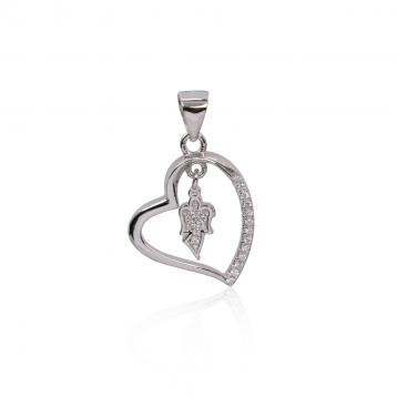 925 Silver Cubic Zirconia Pendant