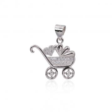 925 Silver Cubic Zirconia Pendant