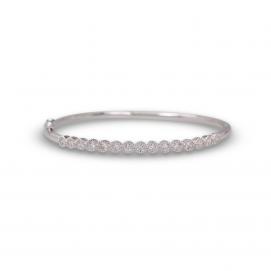 925 Silver Cubic Zirconia Bangle