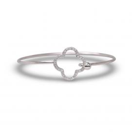 925 Silver Cubic Zirconia Bangle