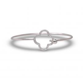 925 Silver Cubic Zirconia Bangle