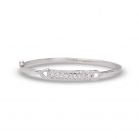 925 Silver Cubic Zirconia Bangle