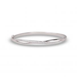 925 Silver Cubic Zirconia Bangle