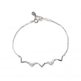 925 Silver Cubic Zirconia Bracelet
