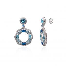 925 Silver Cubic Zirconia Earring