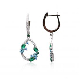 925 Silver Cubic Zirconia Earring
